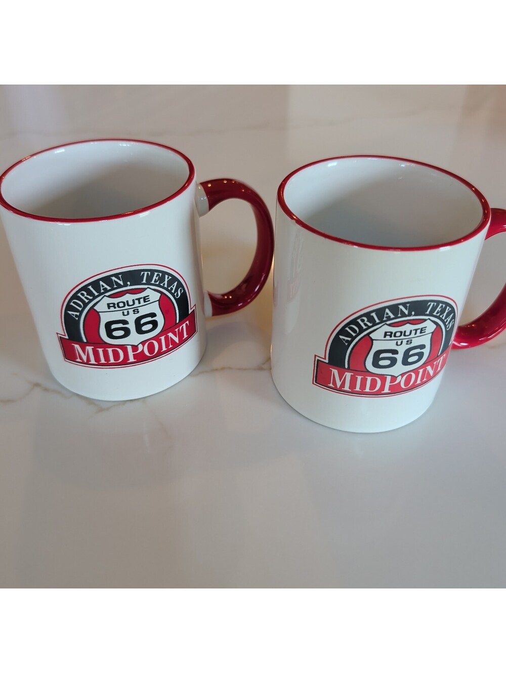 Adrian Texas Route US 66 MidPoint Cafe Coffee Mugs Ceramic Millennia 2005